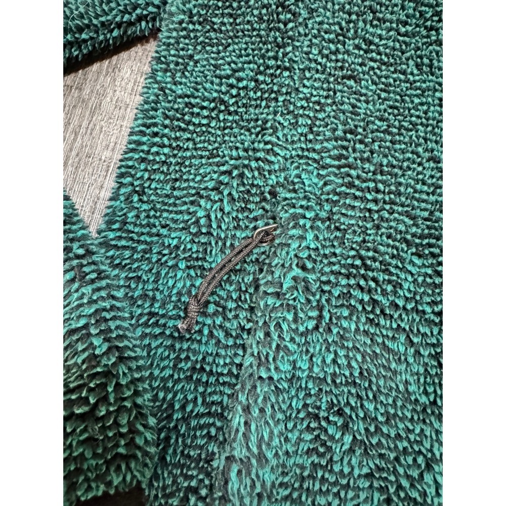 The North Face Osito Fleece Jacket Womens Large Emerald Green Full Zip Sherpa - Picture 3 of 9